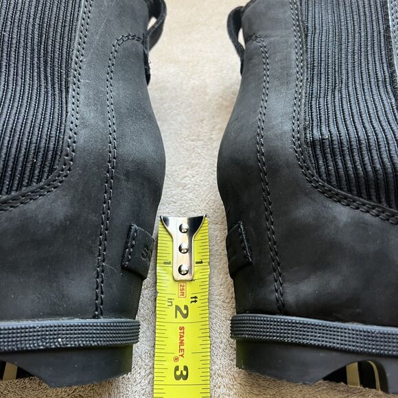 Sorel Joan Of Arctic II Hidden Wedge Heel Black Boot Women 8.5 Waterproof - Picture 12 of 16